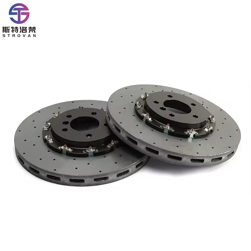 STLF Racing High-Strength Carbon-SiC Brake Discs-40% Lighter Than Steel Ideal forSupercars&Racing Machinesfor Ferraris 488 Pista