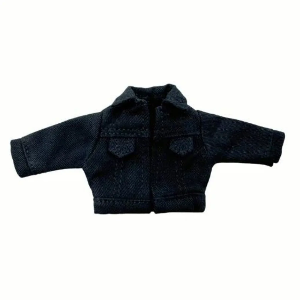 

6 цветов, одежда для кукол, джинсовое пальто, милые аксессуары для кукол, топы для кукол, мини-куклы, джинсовая куртка для кукол Obitsu11, 1/12 bjd, куклы