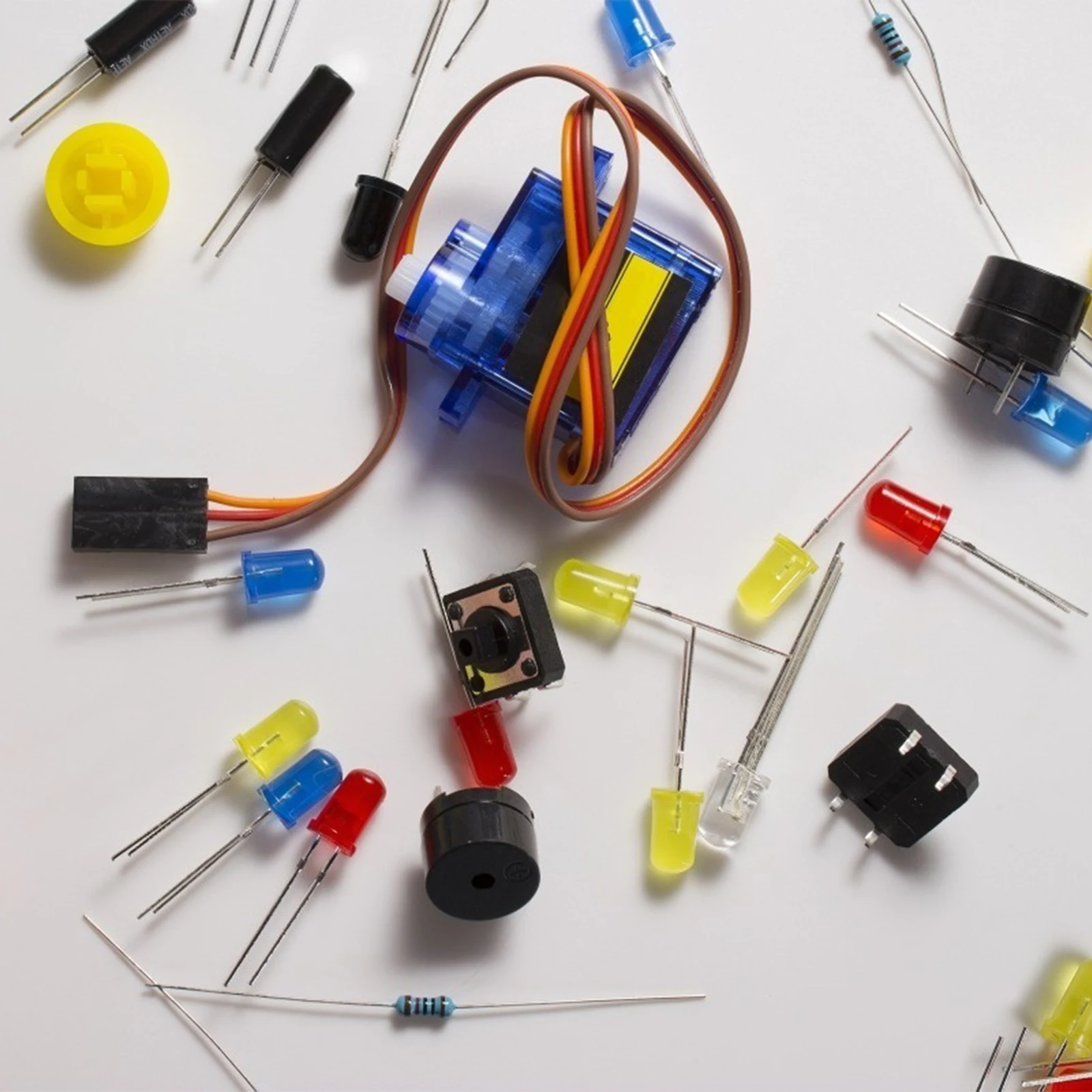 

500 Pcs Suite LED Lamp Bead Diodes Plastic Pre Wired Light Emitting Small Lights