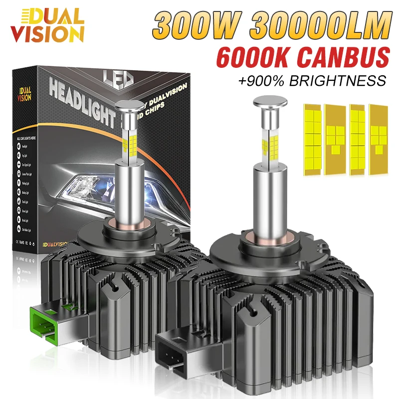 

D1S D3S 360 светодиодные лампы для фар HID D2S D4S D5S D8S LED Canbus D1R D2R D3R D4R Xenon Turbo Lamp Plug&Play 12 В для линз проектора