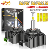 D1S D3S 360 LED Headlight Bulbs HID D2S D4S D5S D8S LED Canbus D1R D2R D3R D4R Xenon Turbo Lamp Plug&Play 12V For Projector Lens