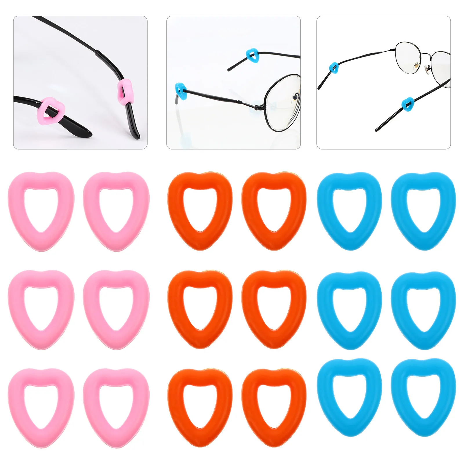 12-pares-de-protetores-de-hastes-de-Oculos-de-silicone-em-formato-de-coracao-antiderrapantes-para-viagem-escalada-e-esportes