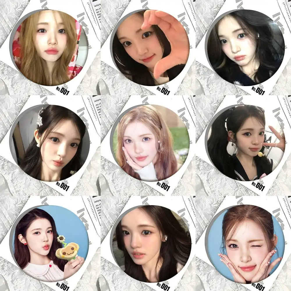 Korean Idol Singer K-pop YUHA Round Badges Can Be Used To Decorate Clothes And Backpack Pins