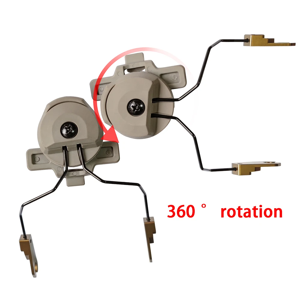 SORDIN Tactical Headset Bracket for Team Wendy Helmet Rail for MSA SORDIN Headset Electronic Earmuffs Airsoft Shooting Headset