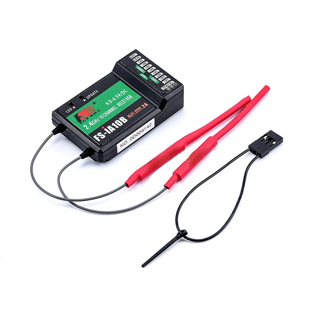 Receptor de Radio para Dron y avión, controlador de Radio para FLYSKY I6 I6X I6S RC FPV, FS iA6 iA6B X6B A8S R6B iA10B RX2A FS-GR3E Fli14