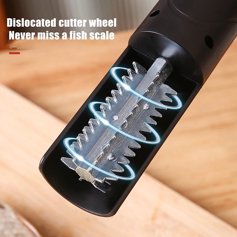 

New Household Electric Fish Scale Remover Handheld Rechargeable Fully Automatic Stainless Steel Blade Fish Scale Tool 1PC