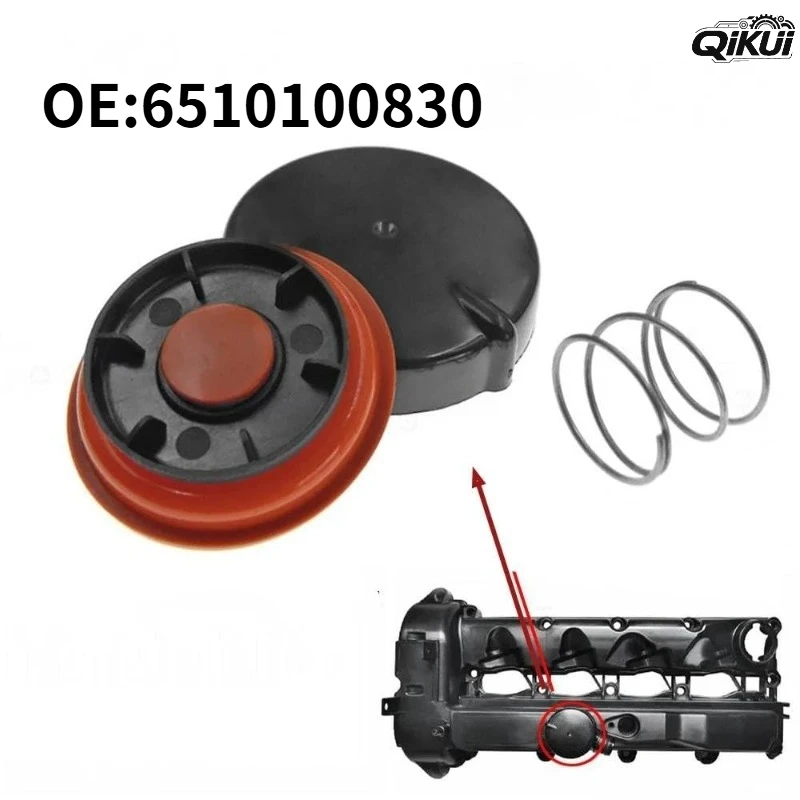 

OE:6510100830 PCV Valve Cover With Membrane For Mercedes Benz C-Class W204 E-Class S-Class ML 2.2L