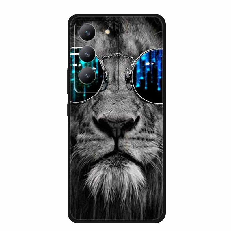 For OPPO A5 5G Gobal Case A 5 2025 Phone Cover Wolf Black Silicone Soft Back Cover Case For OPPO A5 4G 5G A5m A5i Pro Case Coque
