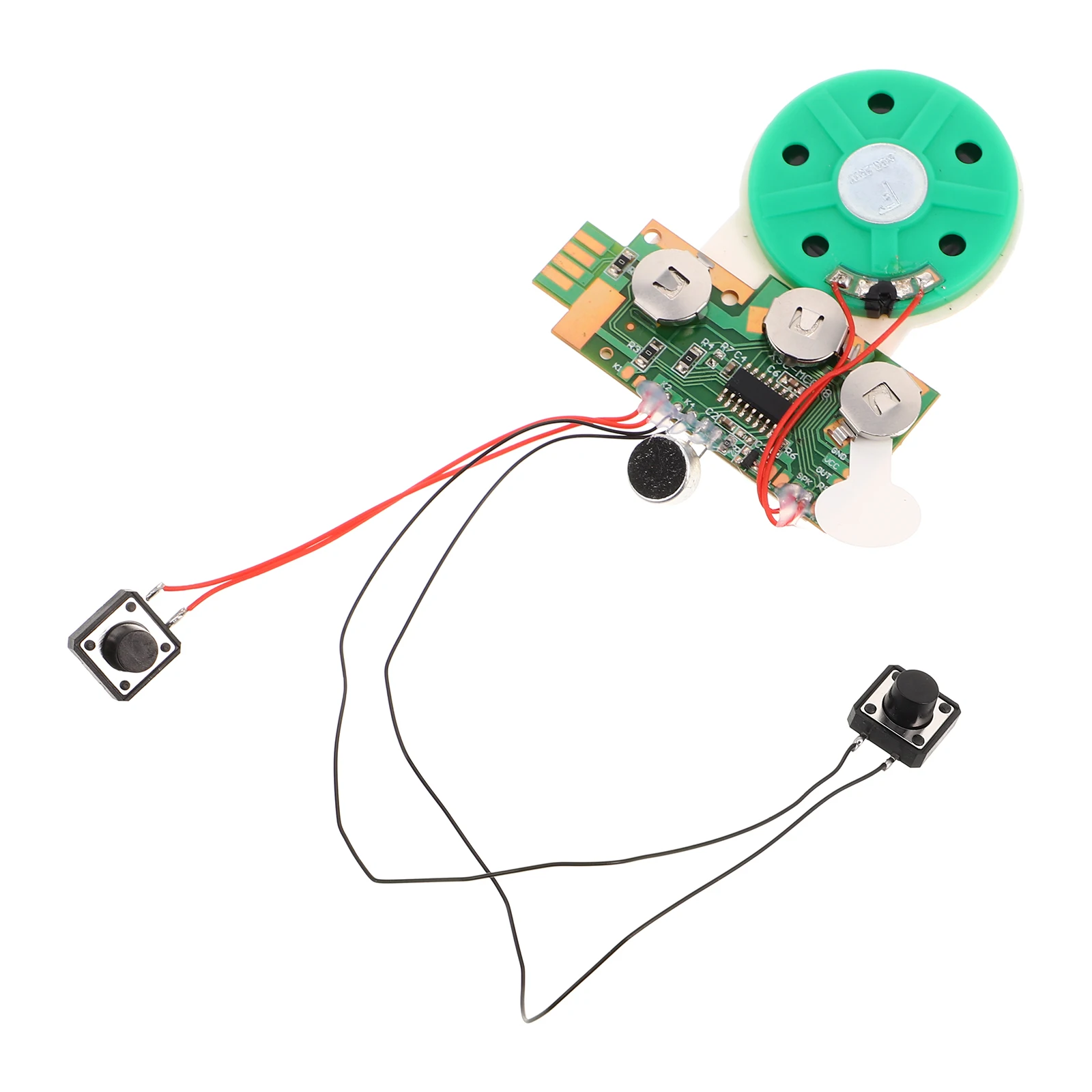 

Birthday Card Greeting Recordable Voice Chip Electronic Component Push Button Control Easy Installation Creative