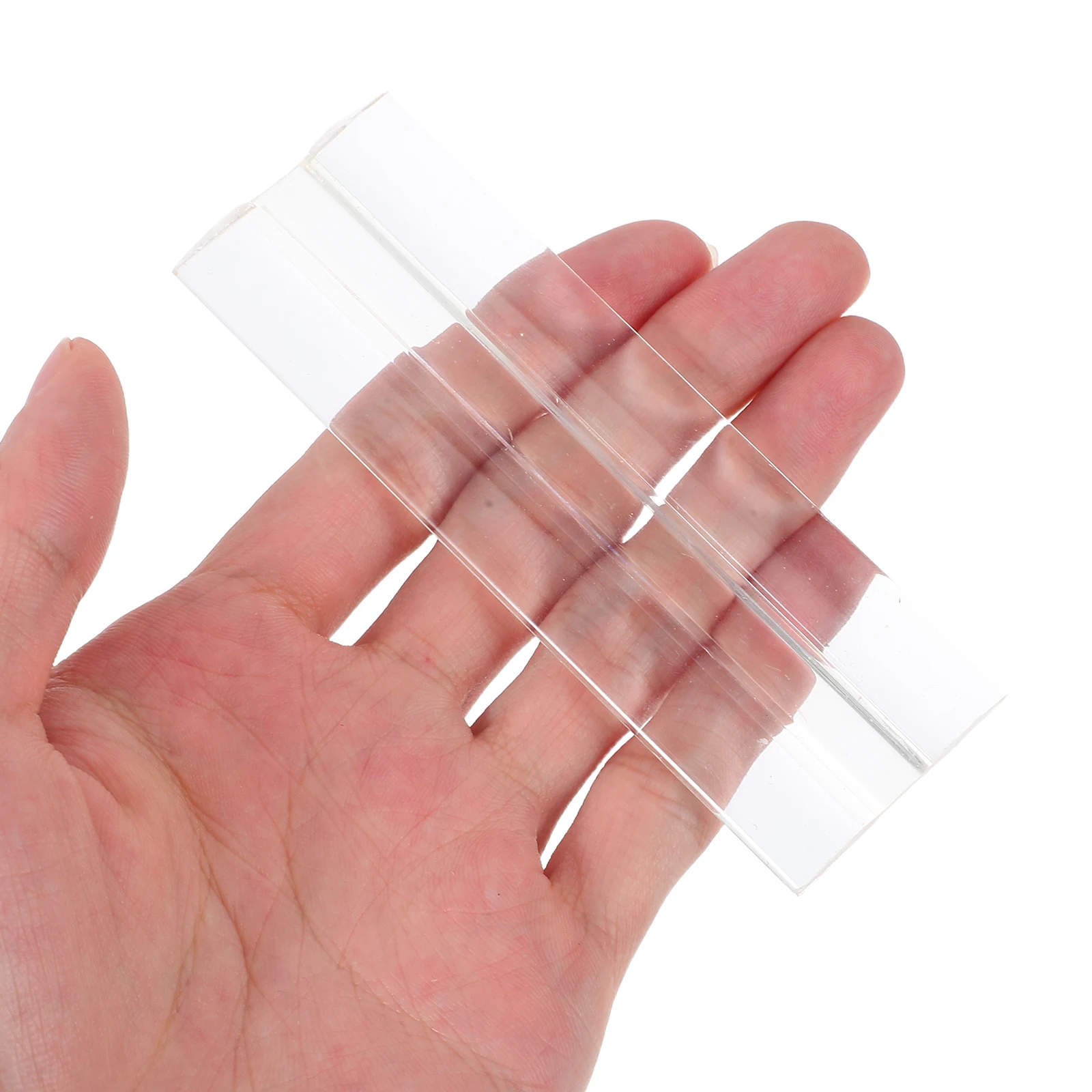 

4Pcs Self Adhesive Clear Acrylic Soft Shaft Hinges 75x35mm Adjustable Angle Cabinet Door Window Drawer Hinges Shaft Hinge