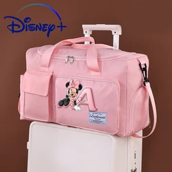 Minnie Mouse Women Travel Bag Kawaii Cartoon Men Waterproof Gym Sport Bag Fitness Handbag for Men Storage Bag Shoulderbag Gift