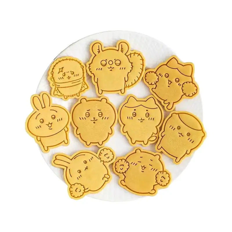 Anime Cartoon Kawaii Chiikawa Biscuit Printing Mould Die Cutting Baking Thickened Material Not Resistant To High Temperature New