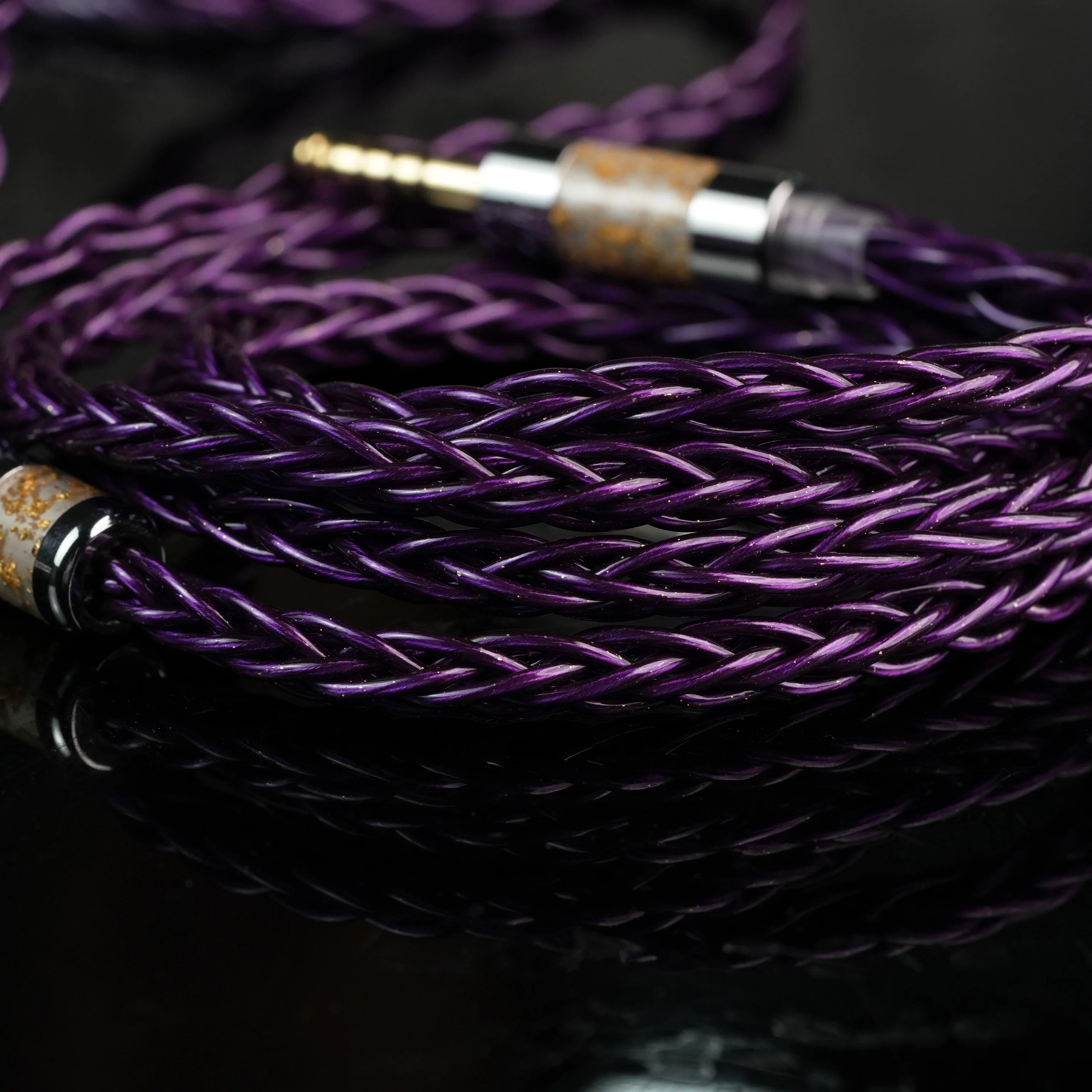 IvipQ-A19 Audiokabel-Upgrade-Kabel, Doppelnadel, integriertes MMCX, kompatibel mit IE900 QDC 2,5 mm, 3,5 mm, 4,4 mm Kopfhörerbuchse – Detail 10