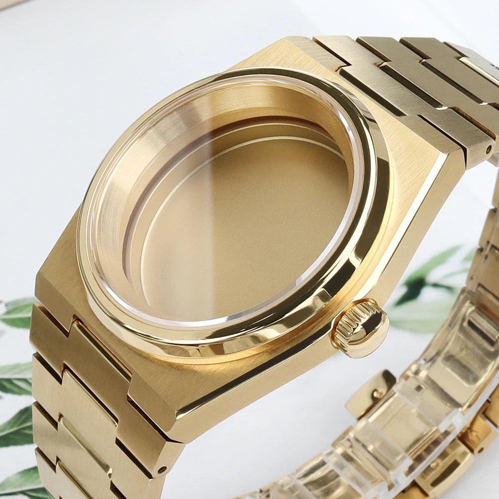 For PRX Super Player Model 40mm NH35 Watch Case 316L Steel Bracelet Sapphire Glass For NH34 NH35 NH36/38 Movt Repair Tools Parts