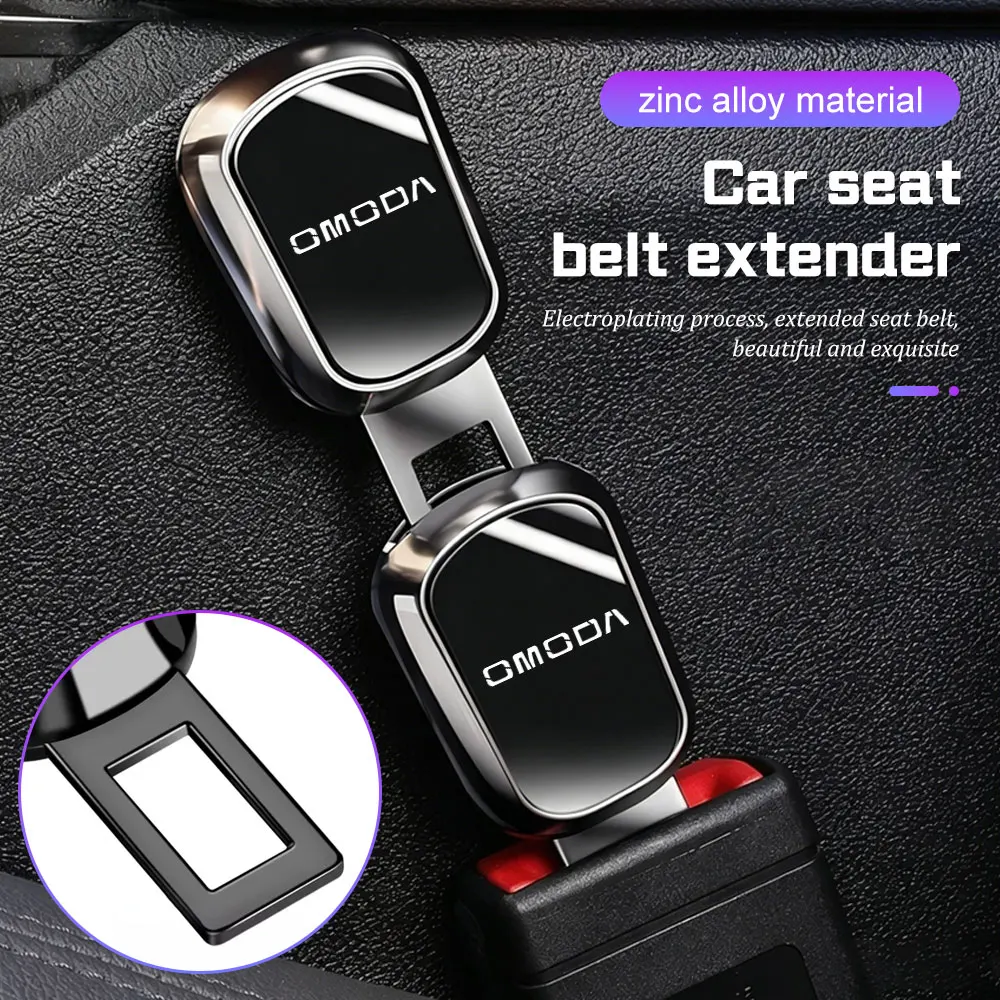

For Chery Omoda 5 9 7 FX C7 C5 E5 C3 C9 EV PHEV Alloy Car Seat Belt Extension Plug Buckle Seatbelt Clip Extender Accessories