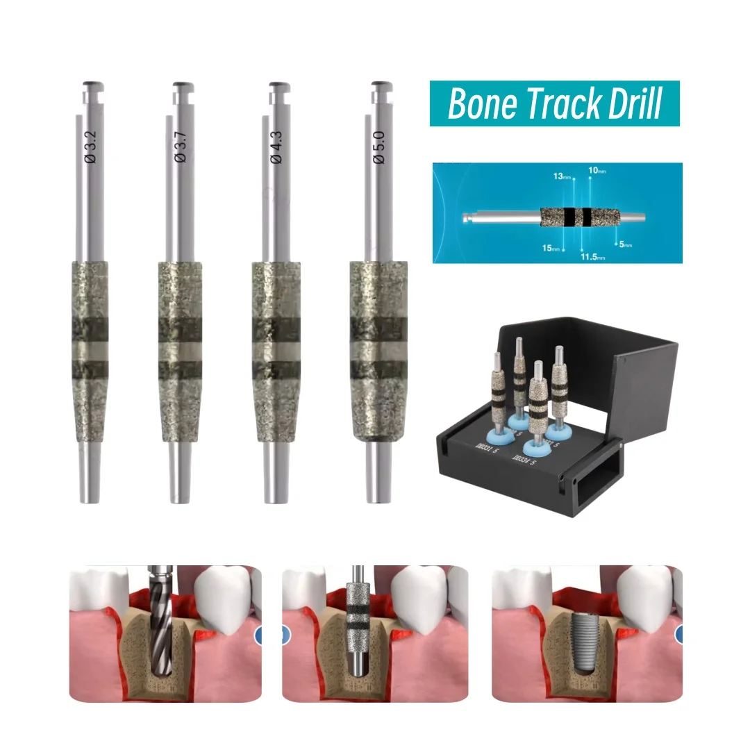 New Dental Implant Guided Neck Correction Drills Diamond Grinding Jawbone FG7604