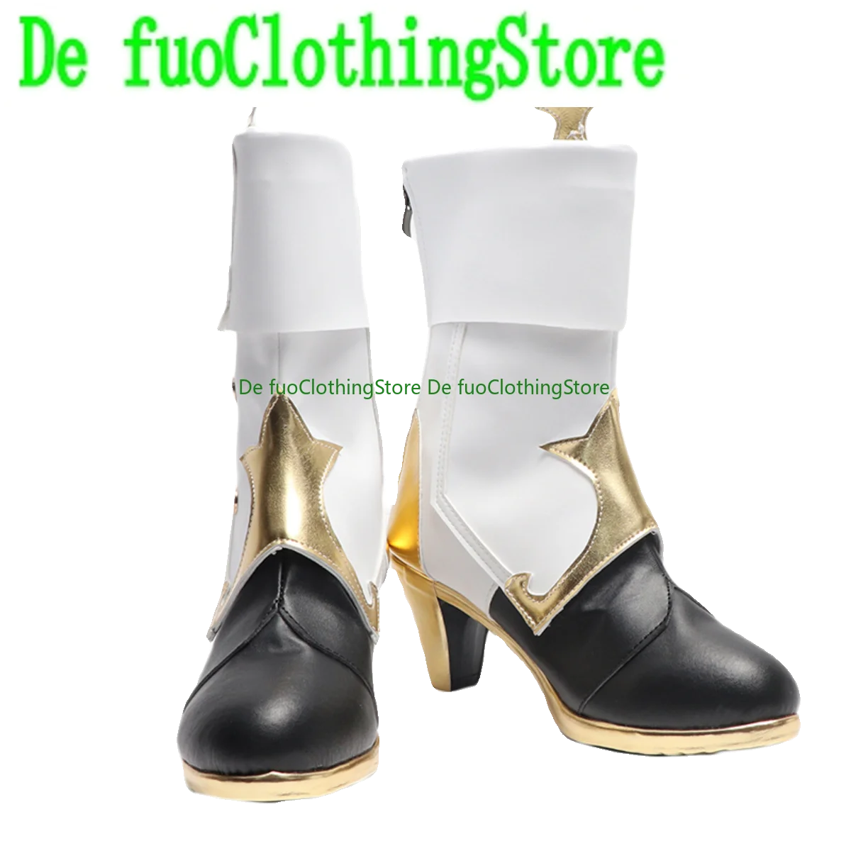 

De FuoОдежда Обувь Сапоги Genshin Impact Feng Dan Claude Обувь для косплея на Хэллоуин