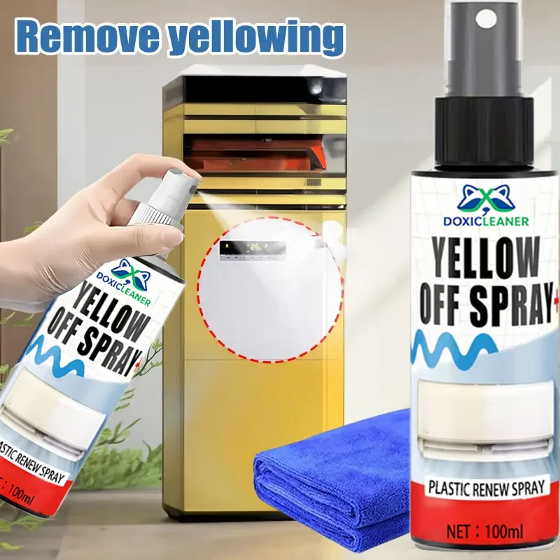 Plastic Restoration Spray - Quickly Remove Yellowing, Repair Air Conditioning Unit, Car