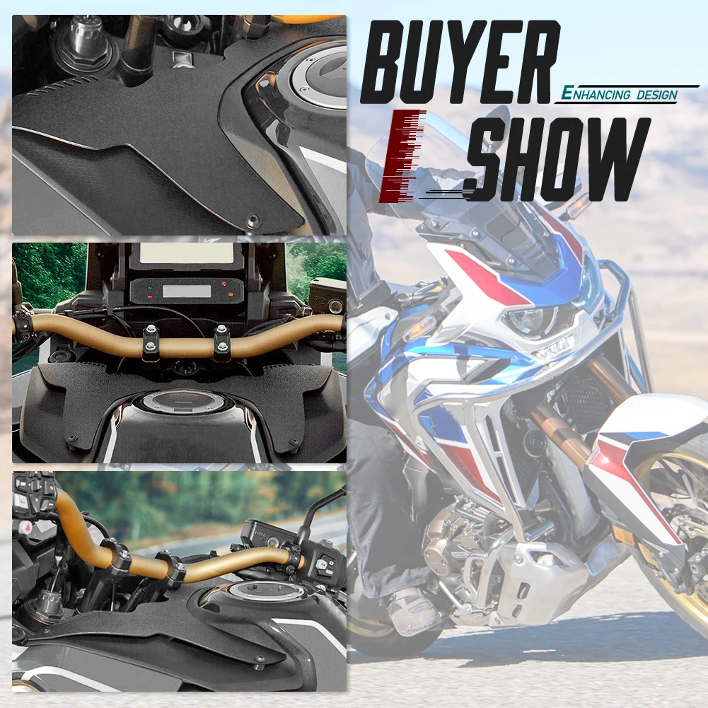 WOLFLINE Forkshield Updraft Cover For Honda CRF1100L Adventure Sports 2020-2023 Fuel Tank Front Forkshield Updraft Deflector