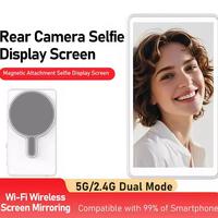 Smartphone Wireless Magnetic Selfie Monitor Screen For Smartphone Live Stream Video Recording Y7W6