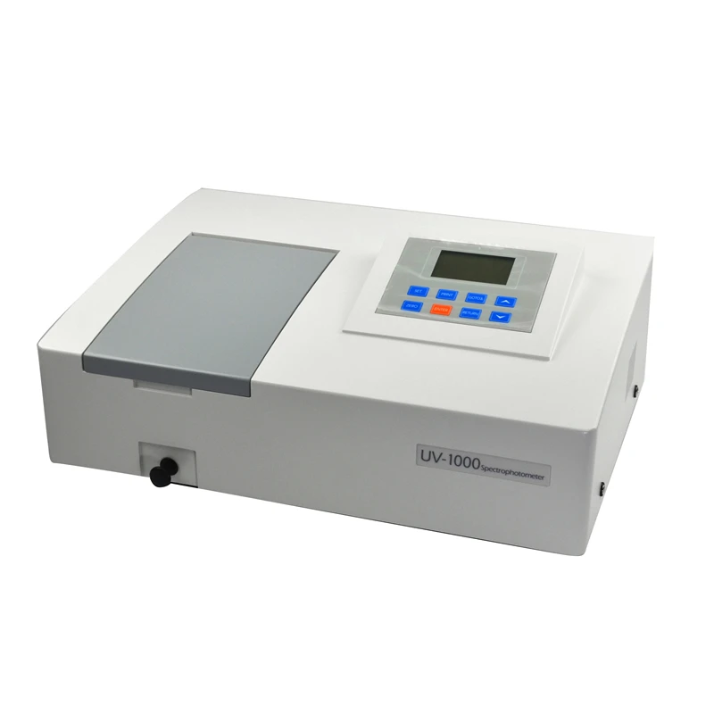 UV1000  LCD Display  Laboratory Uv Vis Cheap Spectrophotometer 4nm With Good  Factory Price