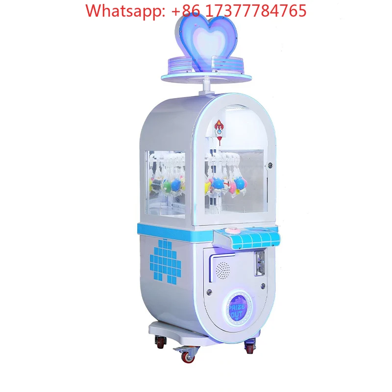 Kids Arcade Prize Gift Game Machine Commercial 30 Clip Factory Cheap Coin Operated Doll Clamping Claw Crane Machine