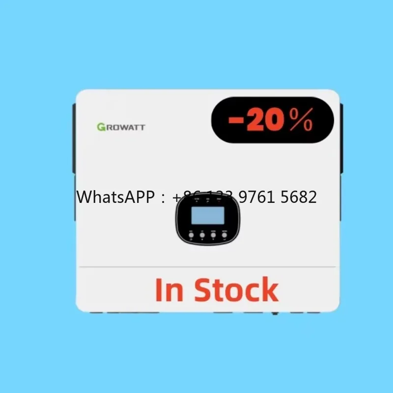 

2025 Hot SalePromotion in Stock Growatt Inverter 10kw Hybrid on Grid Inverter System Growatt Hybrid Onduleur Inverter 12kw 3kw 5
