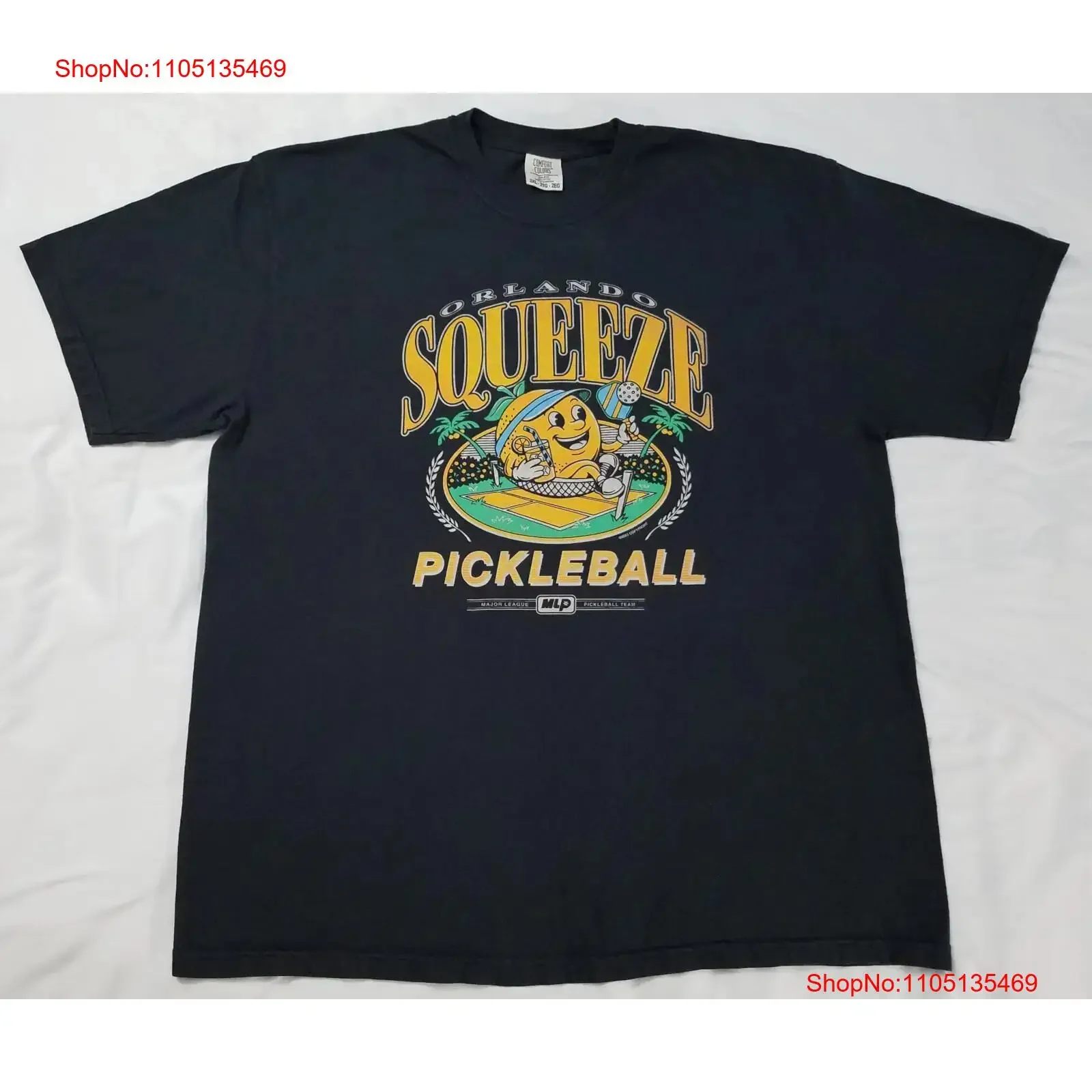 Orlando Squeeze Major League Pickleball Team shirt size 2XL pickle ball vintage Washed streetwear Unisex Versatile Soft Stylish