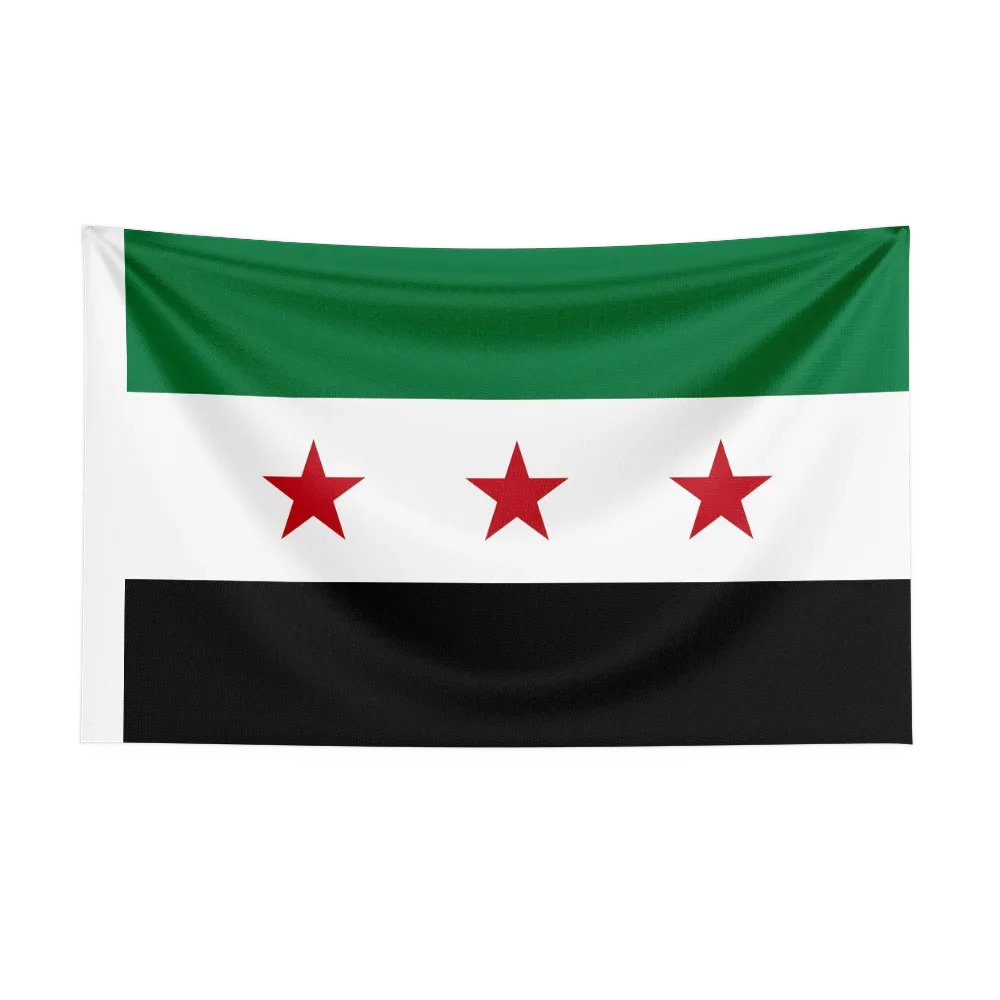 Syria flag 90*150cm The Syrian Arab Republic Syrian three star flag