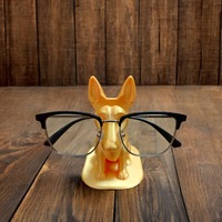 1pcs 3D Printed Creative Puppy Eyeglasses Holder - Fashion Eyeglasses Display and Storage Rack for Home and Desk Decoration,