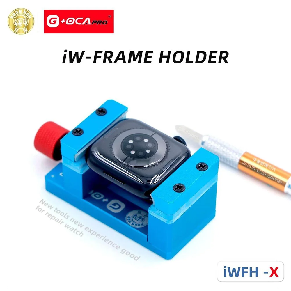G+OCA Universal Watch Frame Holder For Apple iWatch S8 S7 S9 Back Housing Cover Battery Screen Removal Disassemble Fixture Tools