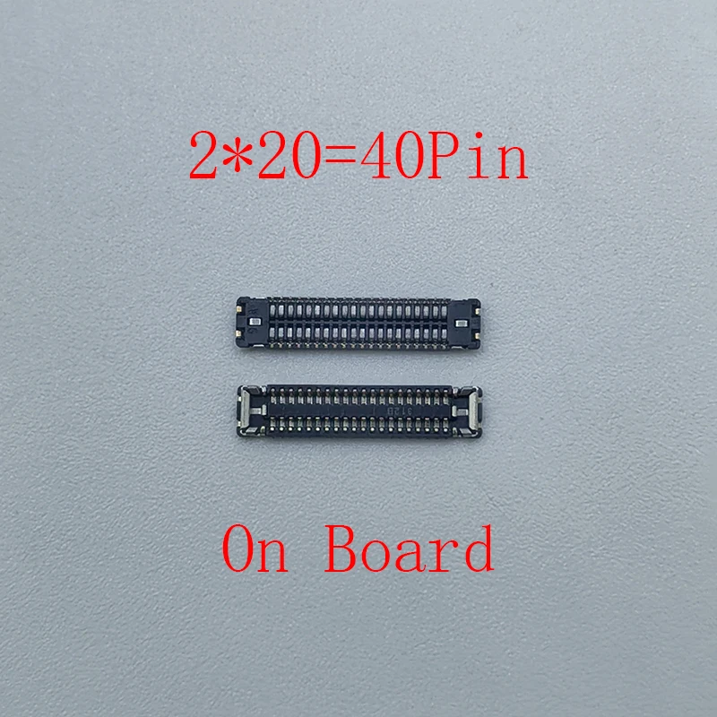 2-10PCS 40pin LCD Display Screen FPC Connector Port On Motherboard For Samsung Galaxy A04 A045 A05 A055 Screen Flex Cable