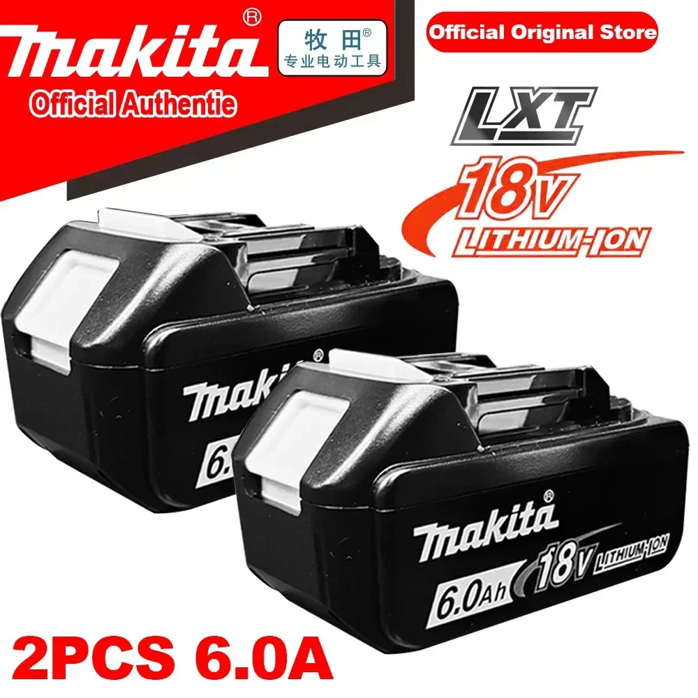 

original Makita 5000mAh/6000mAh 18V battery is suitable for Makita DTD173 DRT52 DDF489 DHP489 DJV185 DUC357 18V power tools