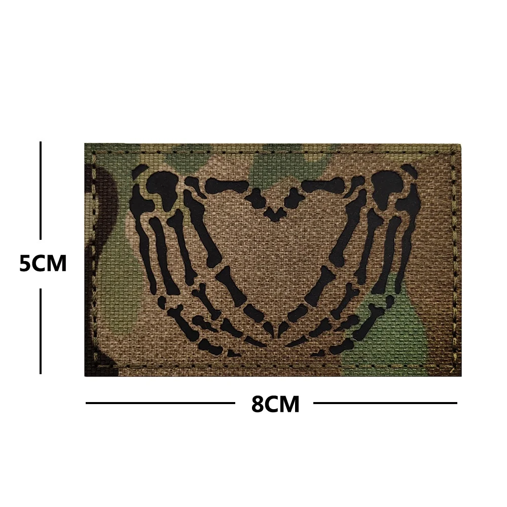 New Cross-Border Laser P J Cutting Infrared IR Reflection Military Luminous Tactical Badge Parachute Armband Backpack Patches