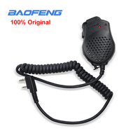 Baofeng Original Dual PTT Spekaer Microphone Handheld Speaker Mic for Baofeng UV-82 UV-82L GT-5 UV-82HX UV-82HP Walkie Talkie