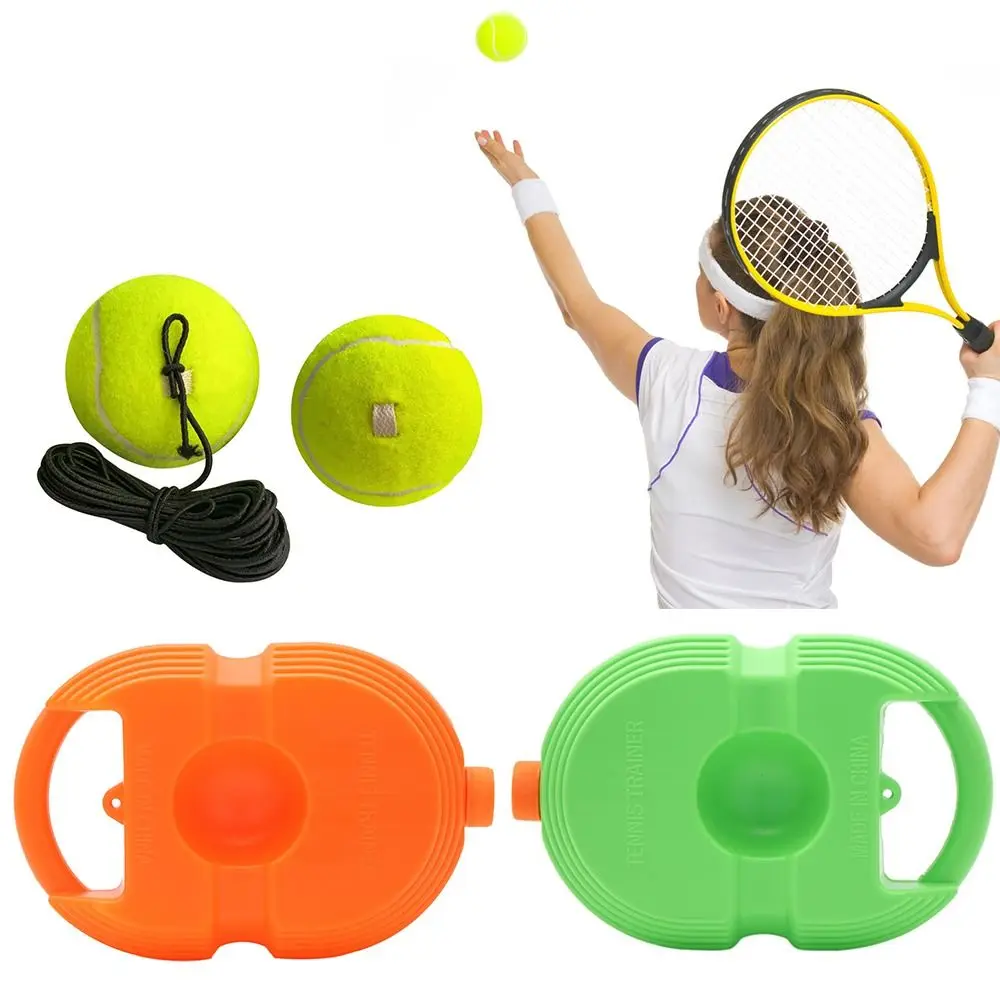 

Professional Tennis Trainer Set Line Return Homehold Exercise Tennis Ball Heavy Duty Elastic Rope Self-study Rebound Ball