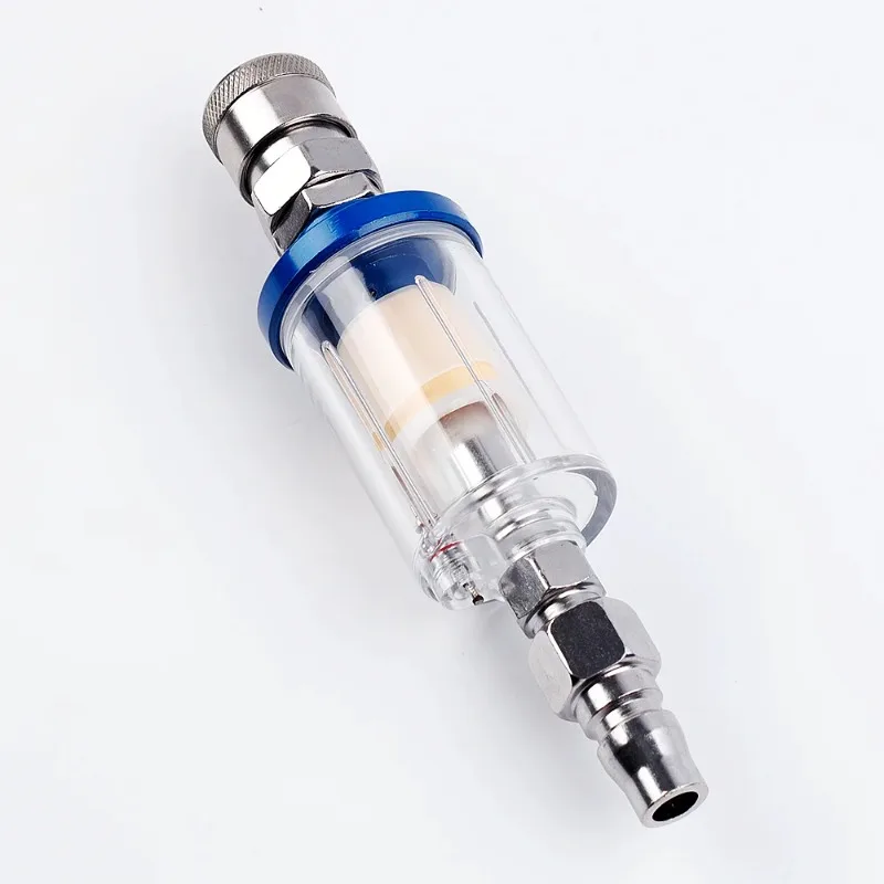 Air Oil Water Separator Filter Kit 1/4‘’ Thread With Moisture Trap Spray Gun Pressure Parts Air Compressor Tool JPN Interface