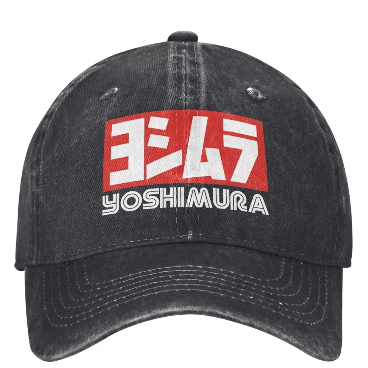 Yoshimura Exhaust Washed Baseball Cap Japanese Fashion Trucker Hat Summer Women Men Outdoor Sports Sun-Proof Baseball Caps