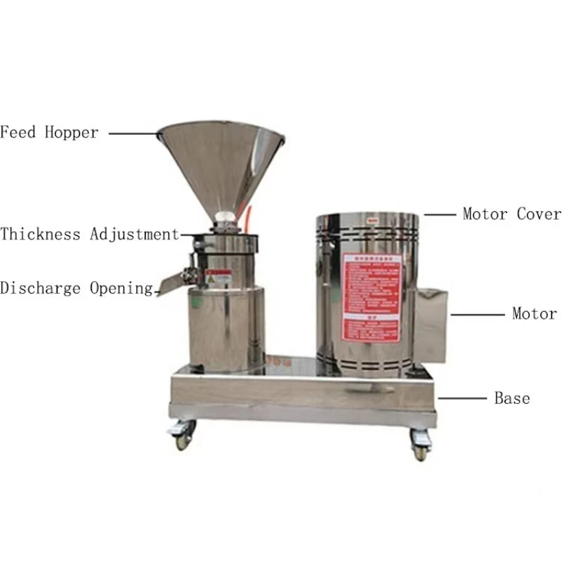 

Colloid Mill Industrial Electric Cocoa Nut Butter Grinding Machine Peanut Butter Making Machine Grinder