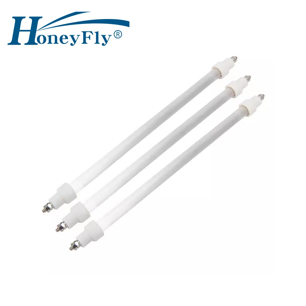 HoneyFly 2pcs Disinfection Cabinet Quartz Lamp 260mm 280mm 300mm 230V 100W 150W 200W 300W High Temperature Sterilization Tube