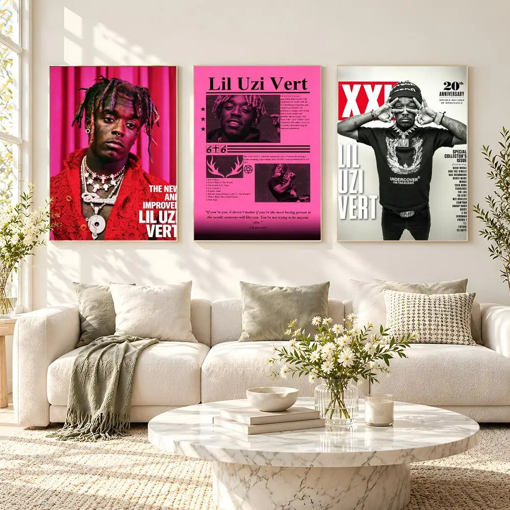 music Lil Uzi Vert Poster Poster HD Frameless Fresh Natural Style Wall Art Home Decor For Living Room Bedroom Gift