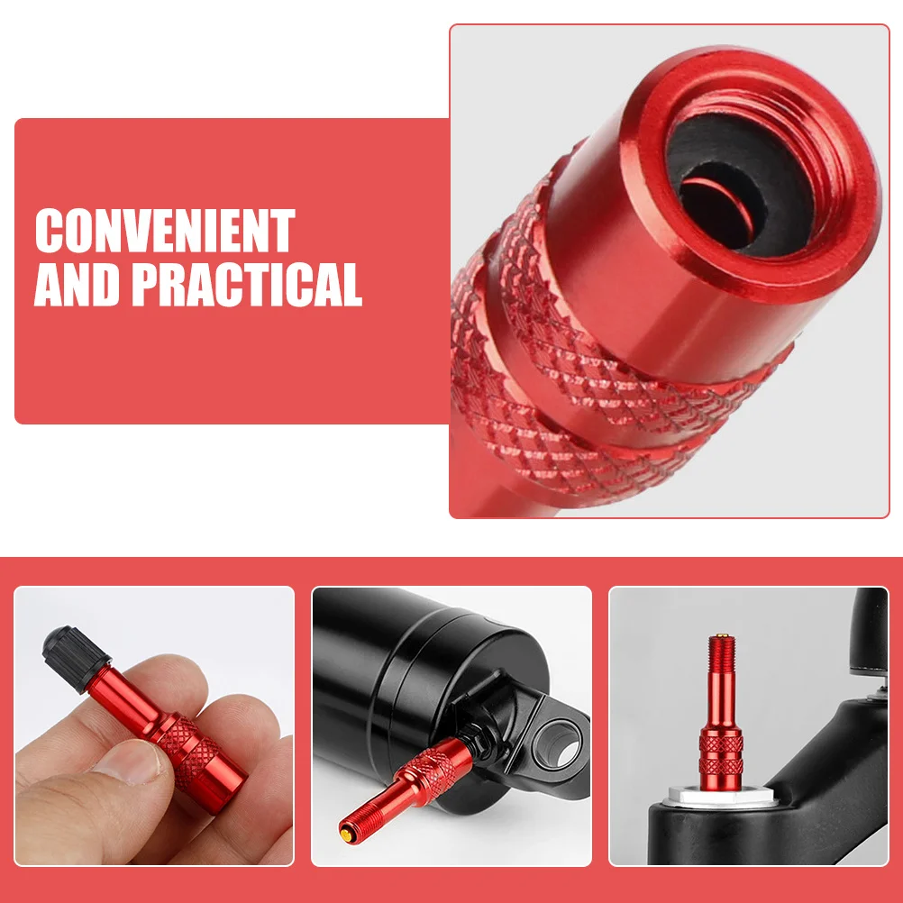 محول صمام الشوكة الأمامية للدراجة من سبائك الألومنيوم، فوهة تمديد متينة، ملحق إطار الدراجة الأساسي لسرعة وفعال