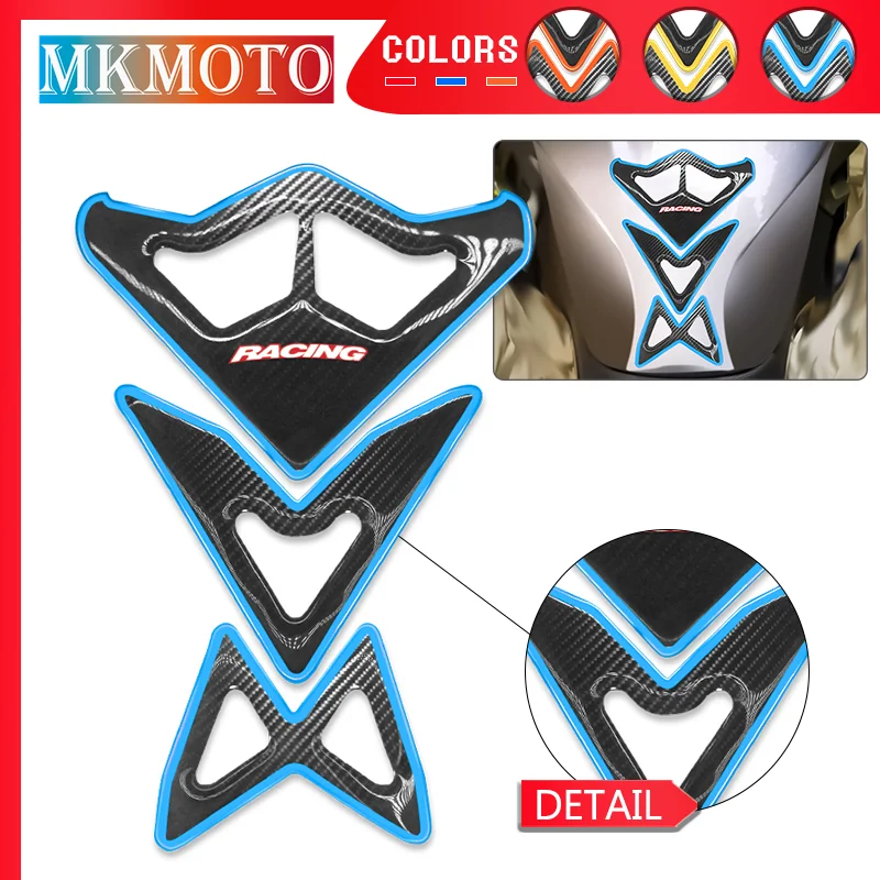 

New Fishbone Fuel Tank Protective Pad For BMW R1250R R1250RS R1250RT R1250ST Motorcycle 3D Gel Anti-Scratch Decoraction Stickers