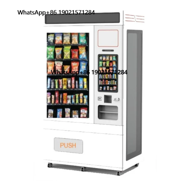 Outdoor Business 24 Hours Self-service Automatic Vending Machine Fully Automatic Snacks and Drinks Combo Product Vending Machine