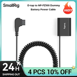 SmallRig D-TAP to NP-FZ100 Dummy Battery Power Cable for Sony A7 III, A7 IV, A7S III, A7R III, A7R IV, A7R V, A7C, A7C II,A1, A9