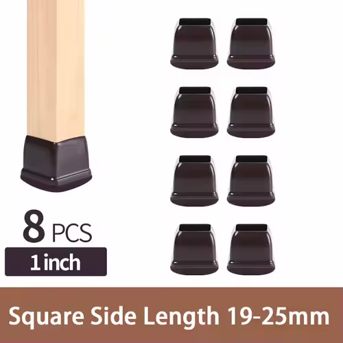 8PCS Upgraded Chair Leg Covers Silicone Anti-Slip Felt Furniture Feet Protectors from Scratches for Hardwood Floor Reduce Noise - Image 24