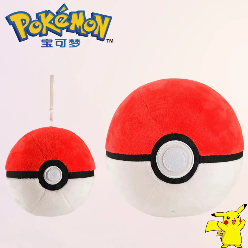 

10Cm/18Cm Pokemon Anime Plush Doll Poke Ball Plush Doll Pendant School Bag Decoration Pendant Children Plush Toy Birthday Gift