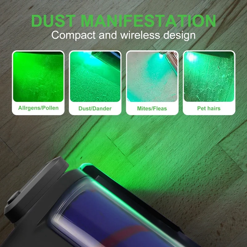 Dyson Aspirador com Indicador de Poeira, Tubarão Ventilador, Luz Verde, Aspirador Acessórios, Adequado