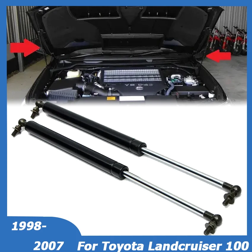 

Для Toyota Landcruiser серии 100, подходит для Lexus LX470 1998-2007, передняя капота, фотоподъемник, поддерживает аксессуары