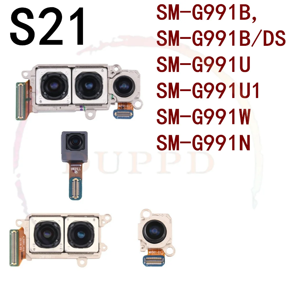 Full Set Rear Main Back And Front Facing + Wide Camera Flex Cable For Samsung Galaxy S21 5G G991B/DS G991U G991N G991W